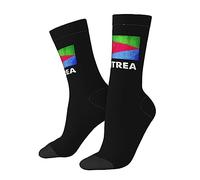 Oudrspo Funny Socks Novelty Socks eritrea of flag Unisex Funky Socks Casual Dress Socks