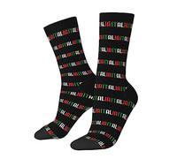 Oudrspo Funny Socks Novelty Socks Italy Italian Flag Unisex Funky Socks Casual Dress Socks