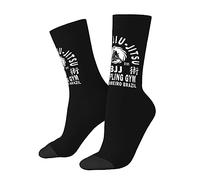 Oudrspo Funny Socks Novelty Socks Jiu Jitsu Unisex Funky Socks Casual Dress Socks