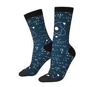 Oudrspo Funny Socks Novelty Socks math science Unisex Funky Socks Casual Dress Socks