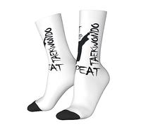 Oudrspo Funny Socks Novelty Socks taekwondo Unisex Funky Socks Casual Dress Socks