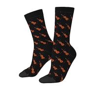 Oudrspo Funny Socks Novelty Socks violin Unisex Funky Socks Casual Dress Socks