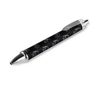 Oudrspo Gorilla1 Monkey Funny Ballpoint Pen Printed Retractable Black Round Barrel Fine Point Pens 0.5mm 1/2/4 Pcs