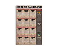 Oudrspo Guide To Baking Pan Kitchen Metal Signs And She Lived Happily Ever After Tin Posters Vintage Kitchen Wall Decor Plaques Home Room Tin Posters 12x16 inchses