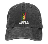 Oudrspo I Love Jamaican Flag Adult Baseball Cap Unisex Adjustable Cowboy Hat Mans Womens Cowboy Hats Black