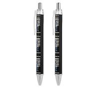 Oudrspo I Stand For The Flag Retractable Ballpoint Pens Black Gel Ink Pen Smooth Writing for Office Home Work