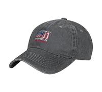 Oudrspo Just A Regular Dad Tryingto Raise Liberals Hat Adjustable Men Women Unisex Baseball Cap Washed Cotton Denim Deep Heather