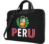 Oudrspo Laptop Shoulder Bag Peru Flag Peruvian Handle Laptop Protect Case Pouch