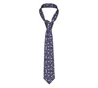 Oudrspo Men'S Cute Veterinarian Veterinary Technician Ties Print Ties Slim Skinny Necktie For Costume Accessories