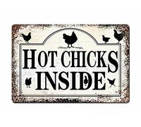 Oudrspo Metal Tin Sign with Funny Plant Quote for Garden and Farmhouse Decor, Gift Idea for Gardeners, 8x5.5 Inch
