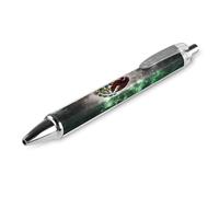 Oudrspo Mexican Flag Colorful Smoking Ballpoint Retractable Pen 0.5mm Smooth Writing Black Ink Ball Point Note Taking Accessories For Office 1 PCS