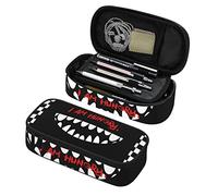 Oudrspo Mouth I Am Hungry Big Capacity Pencil Case for Girls Boys,Multi Slot Large Storage Pencil Pouch Pen Case Organizer for School