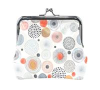 Oudrspo Multi 14 Women Leather Coin Purse, Hasp Card Key Change Wallet Kiss LockClutch Pouch Pocket Ladies Small Buckle Handbag Case Print Fire Phoenix Bird Stars