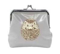 Oudrspo Multi 15 Women Leather Coin Purse, Hasp Card Key Change Wallet Kiss LockClutch Pouch Pocket Ladies Small Buckle Handbag Case Print Fire Phoenix Bird Stars