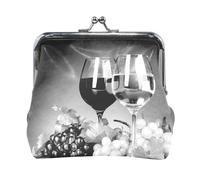 Oudrspo Multi 16 Women Leather Coin Purse, Hasp Card Key Change Wallet Kiss LockClutch Pouch Pocket Ladies Small Buckle Handbag Case Print Fire Phoenix Bird Stars