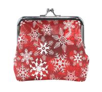 Oudrspo Multi 2 Women Leather Coin Purse, Hasp Card Key Change Wallet Kiss LockClutch Pouch Pocket Ladies Small Buckle Handbag Case Print Cat Taking a Bath in Bathtub Behind Shower Curtain