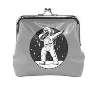 Oudrspo Multi 5 Women Leather Coin Purse, Hasp Card Key Change Wallet Kiss LockClutch Pouch Pocket Ladies Small Buckle Handbag Case Print Fire Phoenix Bird Stars