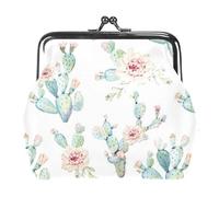 Oudrspo Multi-8 Cactus02 Womens Buckle Coin Purses Pouch Kiss-Lock Change Purse Wallets