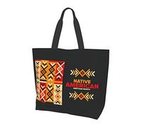 Oudrspo Native American Heritage Month Indigenous Pride Tote Bag Ladies Cute Shopping Bag Large Capacity Shoulder Bag Work Fit Fashion Handbag Organizer