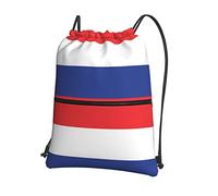 Oudrspo Netherlands flag Drawstring with Zipper Sackpack Gym Sports, Waterproof Backpack String Bag Cinch