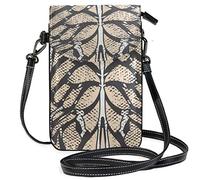 Oudrspo Snake Skin Crossbody Phone Purse Small Shoulder Bag Cell Phone Pouch Leather Wallet for Women Girls