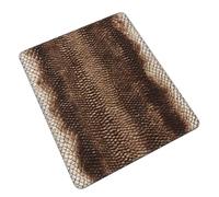 Oudrspo Snake Skin Printed Gaming Mouse-pad, 8.3 x 10.3 in Laptop Mousepad, Computer Mousepad, Rubber Desk Mat