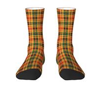 Oudrspo Strathearn Clan Plaid Scottish Tartan Men & Women Crew Socks,Tartan Plaid Novelty Fashion Casual Crew Tube Sock Athletic Sports Dress Socks