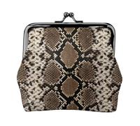 Oudrspo Style (74) Coin Purse Cool Snake Skin Coin Bag Pouch Kiss-Lock Change Purse Small Wallets Coin Pouch for Women, Stylish Storage