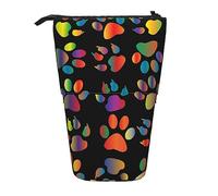 Oudrspo Telescopic Pencil Case Durable Sloth Faces Standing Pencil Bag for Office Stationery Case Pencil Holder Pencil Bag Stand Up Pen Pencil Pouch for Work 7 - 5 7 Inch