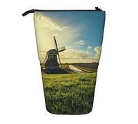 Oudrspo Telescopic Pencil Case Durable Tractor On The Farm Standing Pencil Bag for Office Stationery Case Pencil Holder Pencil Bag Stand Up Pen Pencil Pouch for Work 7 - 5 7 Inch