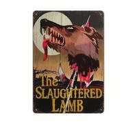 Oudrspo The Slaughtered Lamb Aluminium Metal Tin Sign 16x12 Inch Home Plaque Poster Home Bar Pub Wall are Decor New