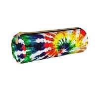 Oudrspo Tie dye Boys Girls Pencil Case, Cute Funny Pencil Pouch with Zipper, Large Pouch Case School Supplies for Teen Kids Students, Stationery Organizer