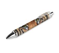 Oudrspo Tiger Face Black Pens Ballpoint Pen Ball Point Pen Smooth Writing Gel Pens Retractable 0.5 Fine Point for School Office Tiger Face Pattern 1 PCS