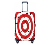 Oudrspo Travel Luggage Cover Protector Stripe Notes Suitcase Cover Protectors Washable Luggage Suitcase Cover Small