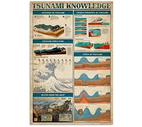 Oudrspo Tsunami Knowledge Guitar Chords Knowledge Metal Signs Music Room Wall Decor Guitar Chord Infographics Tin Posters Club Classroom Room Decorative Plaques 8x12 inchses