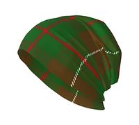 Oudrspo Unisex Beanie Hat Clan MacKinnon Hunting Tartan Warm Slouchy Knit Hat Headwear Gift for Adult