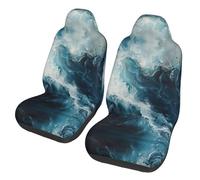 Oudrspo Within The Tides Car Seat Covers for Women,Universal Auto Front Seats Protector Fits for Car, SUV Sedan,Truck