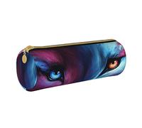 Oudrspo Wolf Boys Girls Pencil Case, Cute Funny Pencil Pouch with Zipper, Large Pouch Case School Supplies for Teen Kids Students, Stationery Organizer