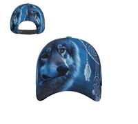 Oudrspo Wolves and Dream Catchers Baseball Cap Dad Hats for Men Yorkie Floral Hat Golf Adjustable Baseball Hats Trucker Hat