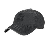 Oudrspo World's Best Dad Funny Father's Day Black Hat Adjustable Men Women Unisex Baseball Cap Washed Cotton Denim