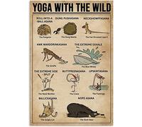 Oudrspo Yoga With The Wild Aluminium Stones Knowledge Metal Tin Signs Zodiac Stones Infographic Posters Stone Reference Guide Home Office Wall Decor 8x12 Inches