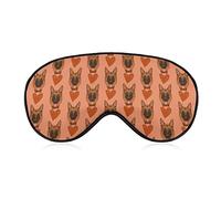 Oudrspoan Shepherd Faces Sleep Eye Mask Soft Sleep Cover Blindfold Sleeping Mask Cover for Sleep Travel