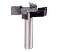 Oudtinx CNC Spoilboard Surfacing Router Bits, 1/2 inch Shank 2 inch Cutting Diameter, Slab Flattening Router Bit Planing Bit Wood Milling Cutter Planer Woodworking Tool 4 wings