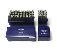 Oudtinz Number and Letter Stamp Set (36 Piece Punch Set/A-Z & 0-9) Industrial Grade Hardened Carbon Steel Metal - 1/4" (6mm) Characters - Perfect for Imprinting Metal, Wood, Plastic, Leather, More!