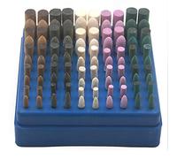Oudtinz Polishing Grinding Wheels Wool/Sesame/Rubber/Cowhide Grinding Tools- Mixed Set 3mm Shank-100 Pieces