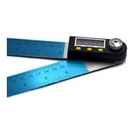 Oudtinz Professional Digital Display Angle Finder Steel Rule 200mm