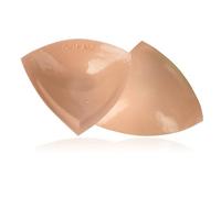 oufali Double-Sided Sticky Bra for Large Bust Invisible Lift Inserts for D+ Cup Reusable Adhesive Bras Pads Washable & Sweat-Proof, Beige, Large (E/F/G Cup)