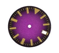 OUFEIJIA EUR 28.5mm Green Luminous Dial for NH35/NH35A Movement, Accurate Watch Parts Watch Making Kit(Lila)