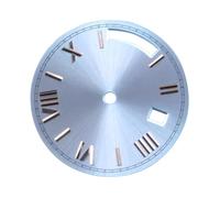 OUFEIJIA EUR 28.5mm Watch Dial Fits Seagull ST1644 Automatic Movement Scratch-Resistant Watch Making Kit(Light Blue)