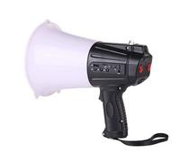 OUFEIJIA EUR 30W LED Megaphone with Flashlight & Voice Control for Outdoors, Police & Cheerleading